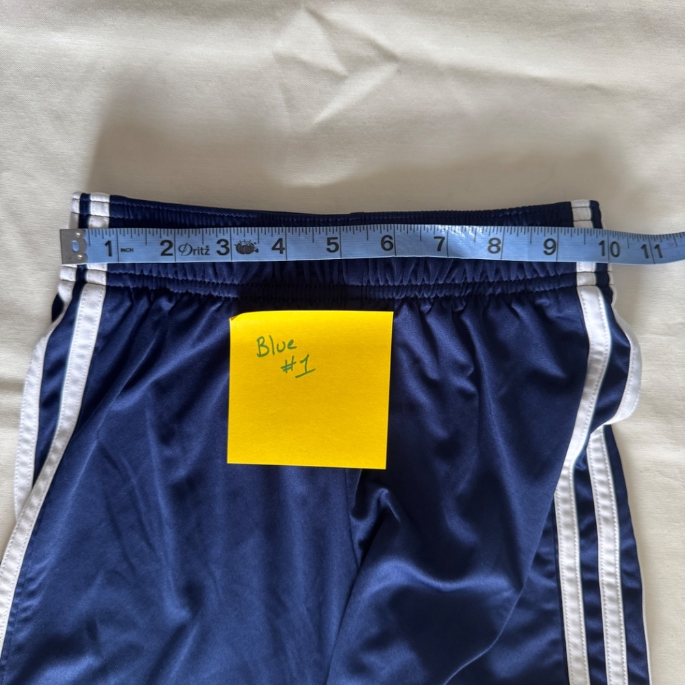 Navy Blue Boys Adidas ClimaLite Soccer Shorts Size Small - Picture 5 of 9